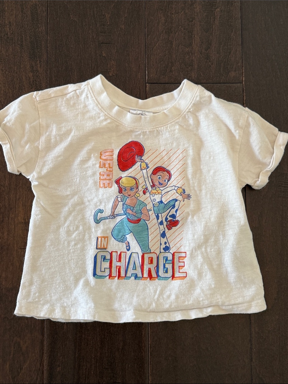 Disney Parks Toy Story Jessie and Bo Peep Kids' Tee - "We're In Charge"